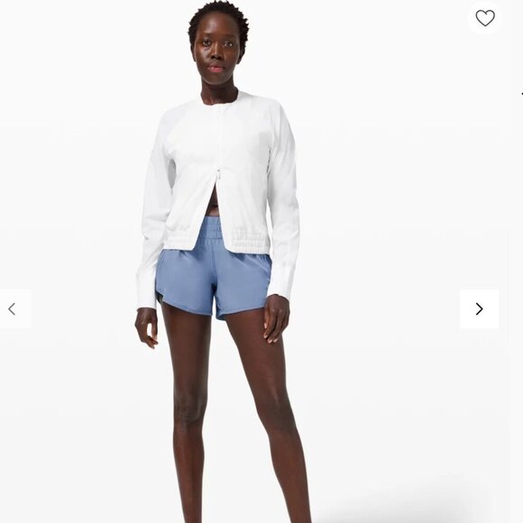 Lululemon Lightweight Running Jacket White Size 4 - Picture 3 of 9